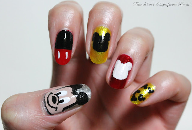 Mickey Mouse Nail Design