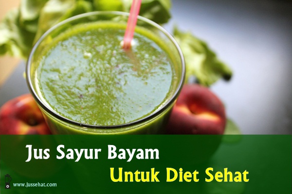 Jus Sayur Bayam Untuk  Diet  Sehat Resep  Jus Sehat