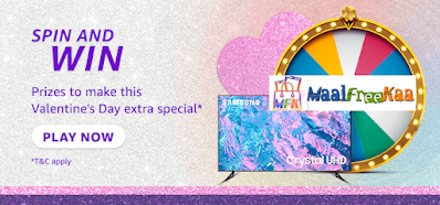 Amazon Spin And Win Valentine's Day Special Smart LED TV