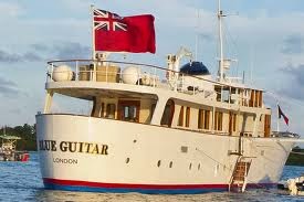 blue guitar london yacht