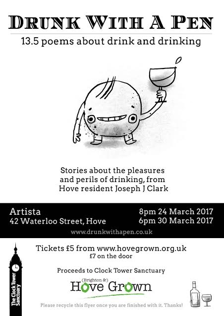 Days Out in Hove - New Writers Festival 24 March to 2 April 2017