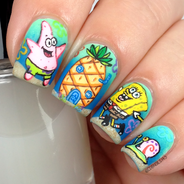 CDB Nails-Spongebob Nails