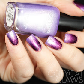 Purple Zoya Gradient Nails