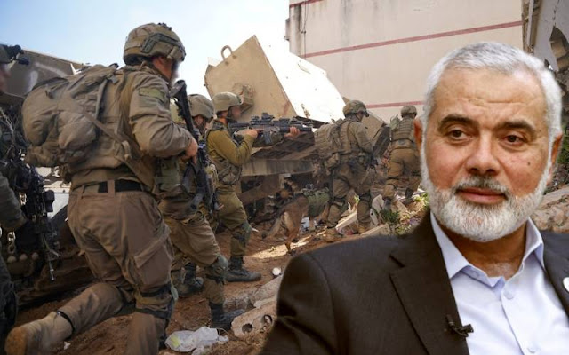 Ismail Haniyeh: An armistice with Israel is almost reached.