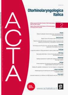 ACTA Otorhinolaryngologica Italica 2014-02 - April 2014 | ISSN 1827-675X | TRUE PDF | Bimestrale | Professionisti | Medicina | Salute | Otorinolaringoiatria
ACTA Otorhinolaryngologica Italica first appeared as Annali di Laringologia Otologia e Faringologia and was founded in 1901 by Giulio Masini. It is the official publication of the Italian Hospital Otology Association (A.O.O.I.) and, since 1976, also of the Società Italiana di Otorinolaringologia e Chirurgia Cervico-Facciale (S.I.O.Ch.C.-F.).
The journal publishes original articles (clinical trials, cohort studies, case-control studies, cross-sectional surveys, and diagnostic test assessments) of interest in the field of otorhinolaryngology as well as case reports (unique, highly relevant and educationally valuable cases), case series, clinical techniques and technology (a short report of unique or original methods for surgical techniques, medical management or new devices or technology), editorials (including editorial guests – special contribution) and letters to the editors. Articles concerning science investigations and well prepared systematic reviews (including meta-analyses) on themes related to basic science, clinical otorhinolaryngology and head and neck surgery have high priority. The journal publish furthermore official proceedings of the Italian Society, special columns as well as calendar of events.
Manuscripts must be prepared in accordance with the Uniform Requirements for Manuscripts Submitted to Biomedical Journals developed by the international committee of medical journal editors. Texts must be original and should not be presented simultaneously to more than one journal.
Only papers strictly adhering to the editorial instructions outlined herein will be considered for publication. Acceptance is upon the critical assessment by experts in the field (Reviewers), the introduction of any changes requested and the final decision of the Editor-in-Chief.