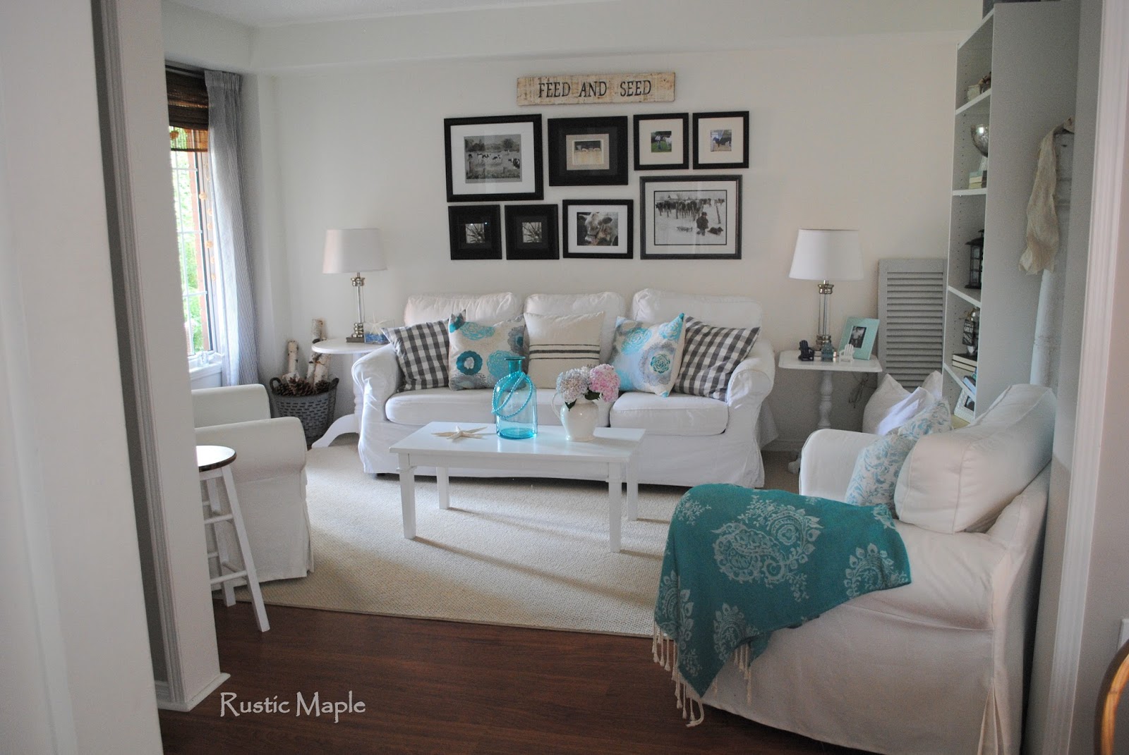 Rustic Maple Summer Living Room Tour