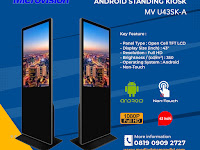 Harga Microvision Standing Kiosk MV U43SK-A 43 Inch Android Digital Signage