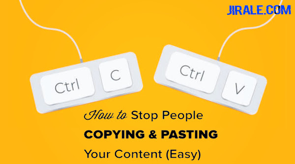 How to Avoid Copying Content on your Blog / How to Disable Right Click in Blogger 