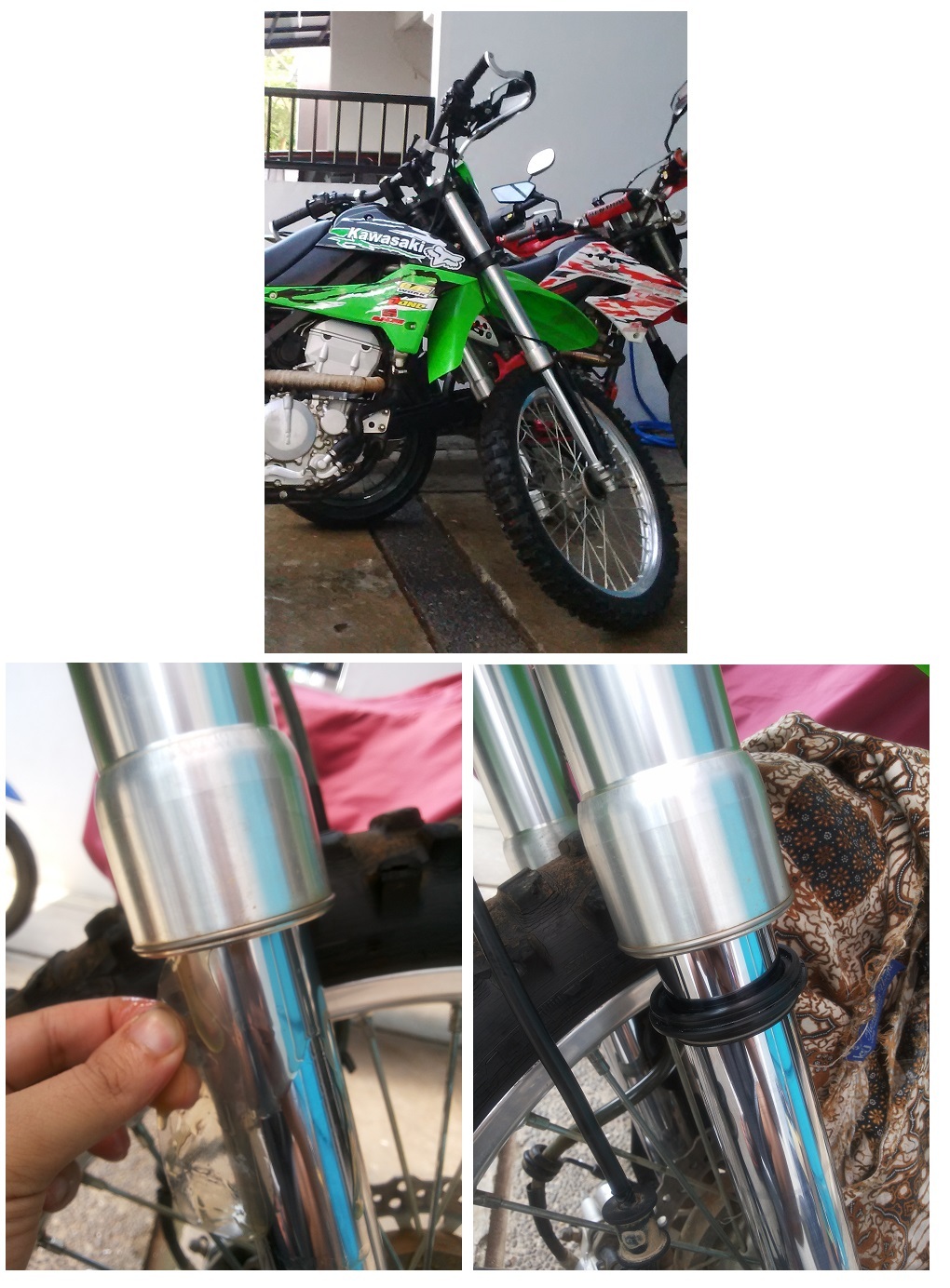  Perbaikan darurat Shock Fork bocor di motor dan Sepeda 