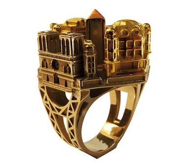 City And Building Shape Beautiful, Creative And Stylish Ring Collection