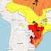 Alerta vermelho: Calor extremo no Sul e Sudeste e chuvas intensas no RS.