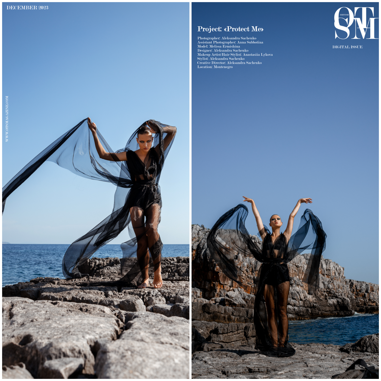 Project 'Protect Me' By Photographer Aleksandra Sachenko Featuring Model Melissa Ermishina.