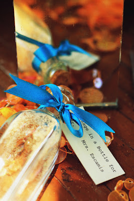 wedding at Bali-bali, Samal - invitation - message in a bottle