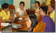 The group working on how to meet social and economic challenges