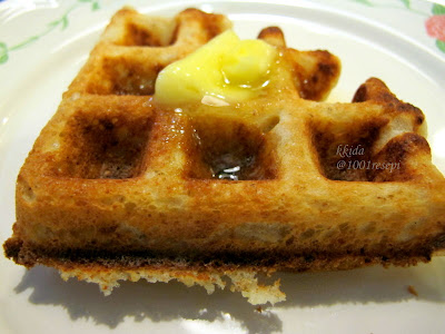 KOLEKSI1001RESEPI~ food and travel: crispy waffle