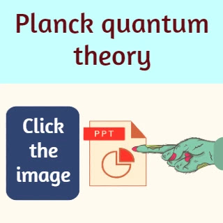 It shows a PPT presentation of Planck's quantum theory.