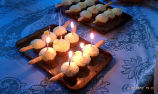 Corn on the cob cupcakes