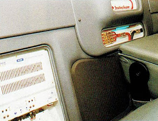 photo image of the area behind the seats inside of Matt Billmeier's white 1995 Dodge Ram