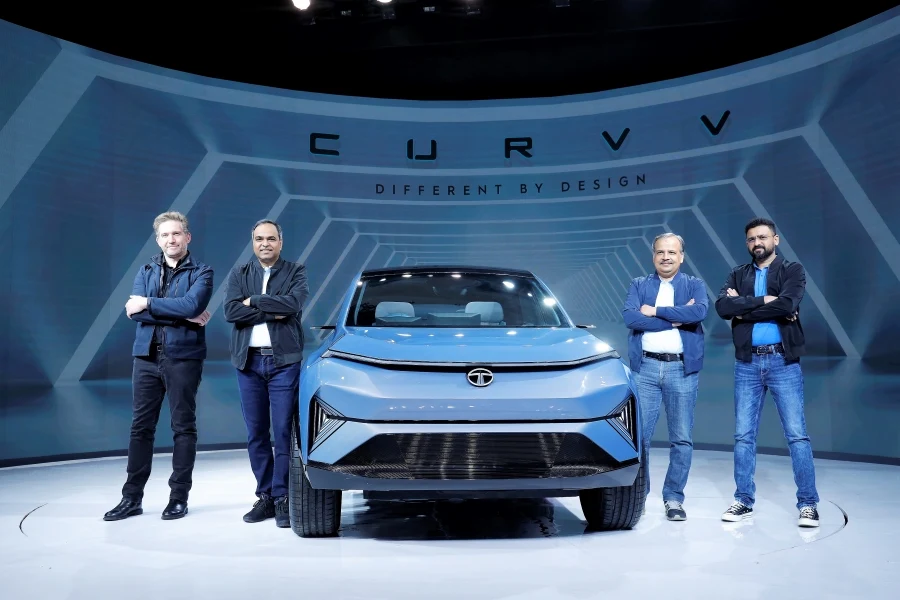 Tata Motors Showcases 'CURVV' - Its Electric SUV Concept  Car