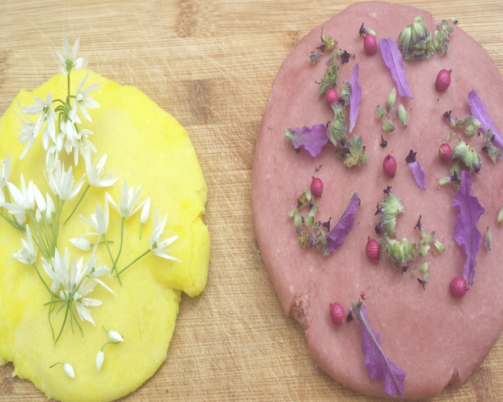 Spring Themed Play Dough