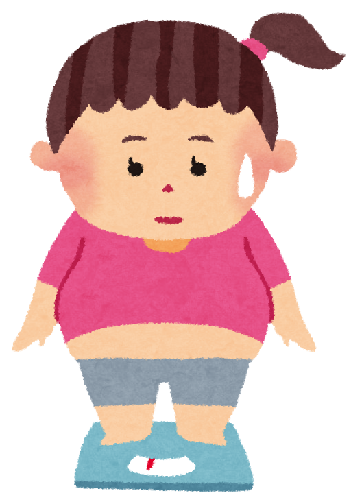 ダイエットのイラスト 体重計 女性 かわいいフリー素材集 いらすとや