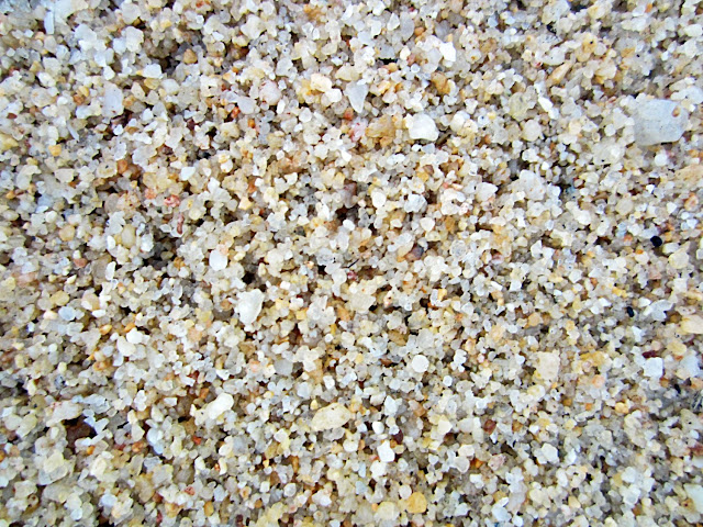 close-up of sand