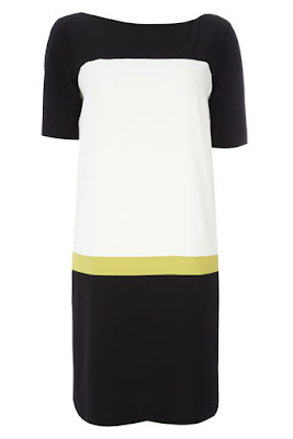 Crepe Colourblock Dress