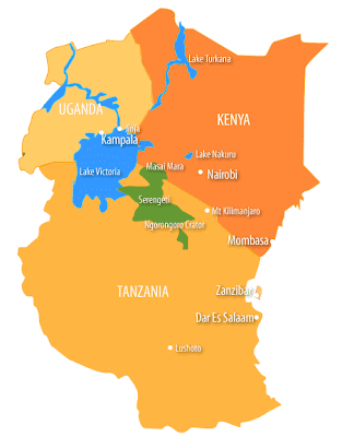 East Africa Map Picture