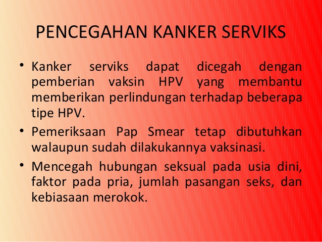 Langkah Pencegahan Kanker Serviks