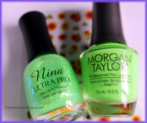 Nina Ultra Pro: Electric Slide and Morgan Taylor: Limonade In The Shade