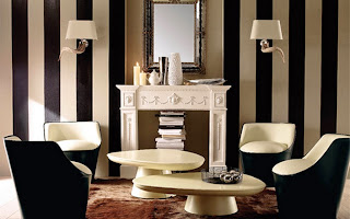 black and white interior design in living room modern homes