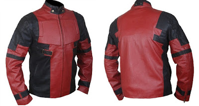 Gambar Desain Jaket Kulit Deadpool