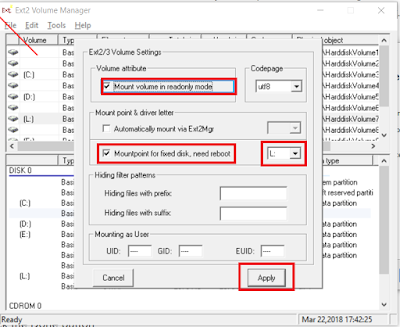 make ubuntu readable from Windows