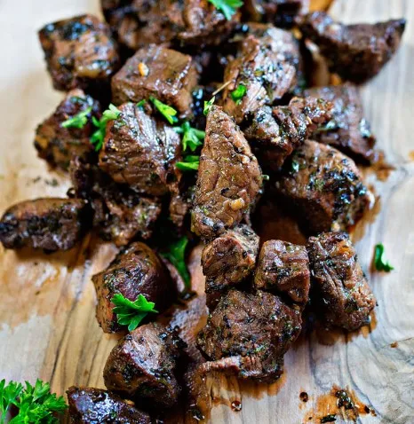 MARINATED STEAK BITES