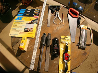 Paddle Making (and other canoe stuff): Tool Inventory