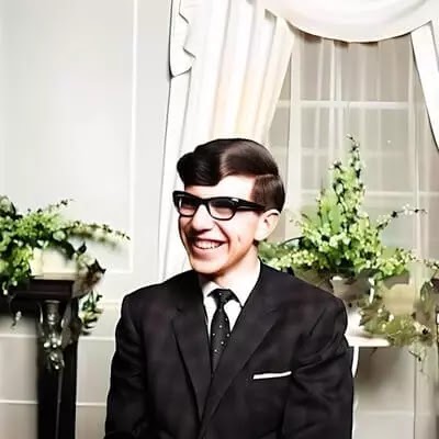 jovem Stephen Hawking