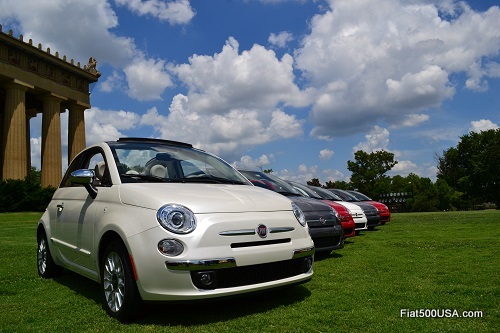 Fiat 500 at the Fiat Club FreakOut