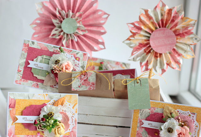 Celebration Time Party Decor by Elena Olinevich using BoBunny Aryia's Garden Collection