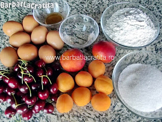 Prajitura cu fructe ingrediente reteta