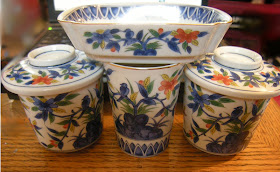 Early 1970s Kakiemon Style Japanese Porcelain Set. 第弌陶器 Daiichi Toki Takahashi 高橋