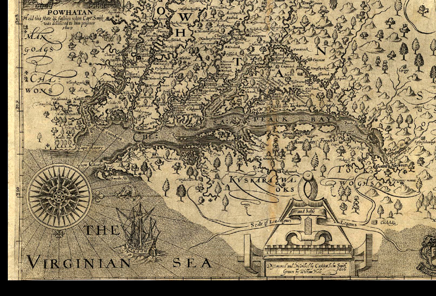 historical maps of virginia. The two maps below date from