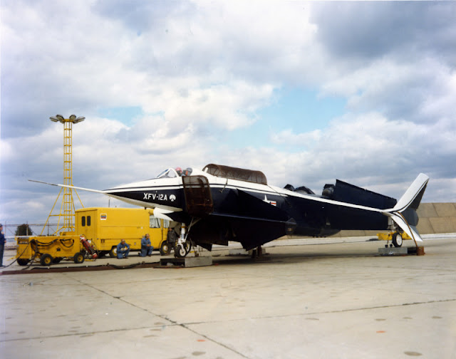 Rockwell XFV-12 on the tarmac