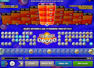 Super Bonus Bingo free slot game