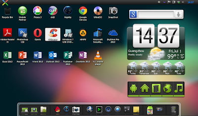android jelly bean 4.0 skin pack  for windows