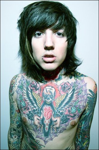 oli sykes tattoo. Metalcore tattoo