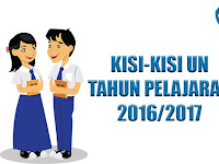 Kisi-kisi UN SMP SMA dan SMK Tahun Pelajaran 2016/2017