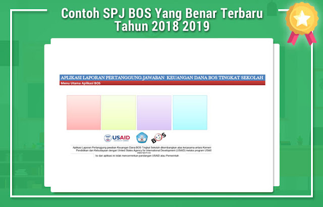 Contoh SPJ BOS Yang Benar Terbaru Tahun 2018 2019