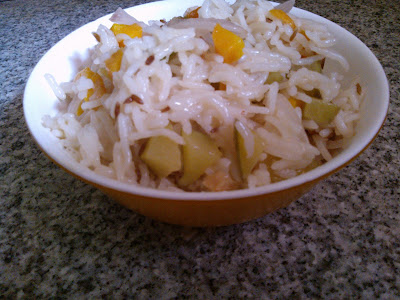 Coconut Milk Rice (With Raw Mango)
