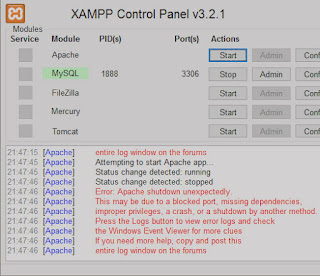 apache tidak bisa di start, cara mengatasi mysql tidak bisa running di xampp, cara mengatasi apache tidak bisa start di xampp, apache xampp tidak bisa running di windows 7, cara mengatasi error apache shutdown unexpectedly, apache tidak bisa start windows 8, cara mengatasi apache yang tidak bisa dibuka, apache xampp tidak bisa dibuka