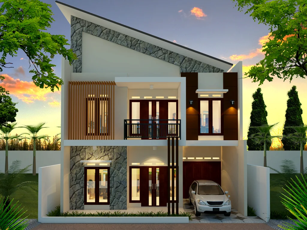 61 Desain Rumah Minimalis 2 Lantai Dan Harganya